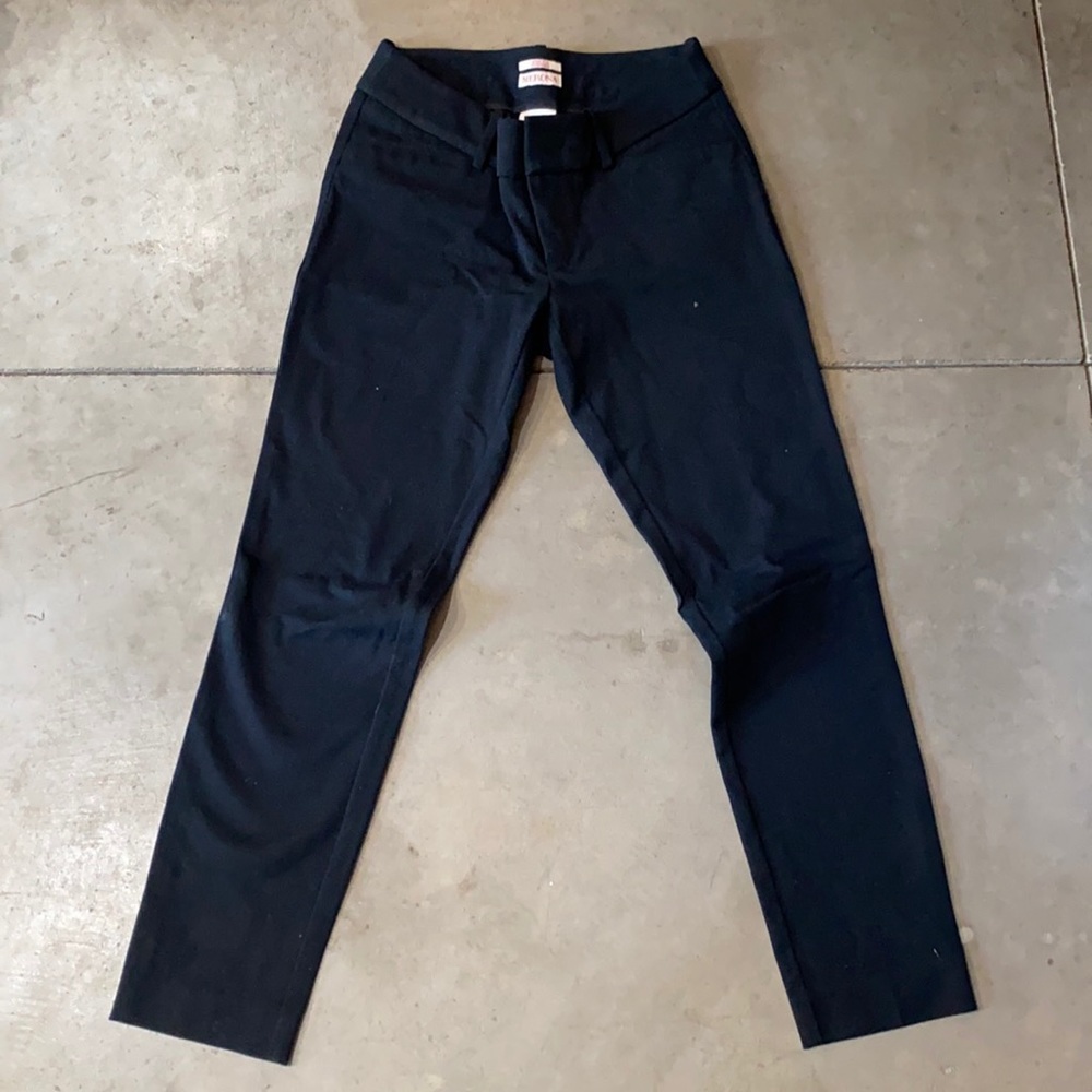 Wore once ! Black slack capris